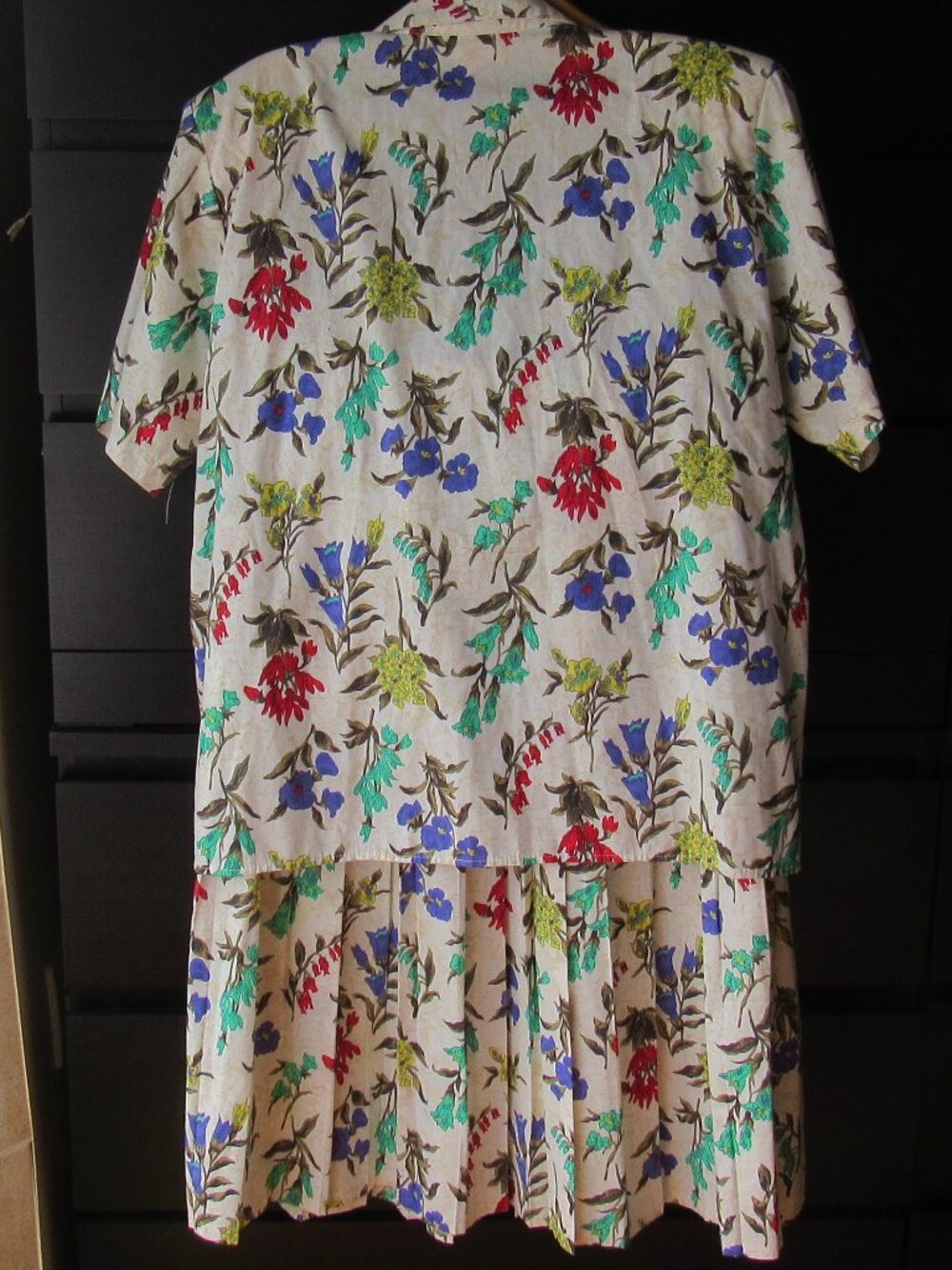 Vintage Katesport Sheila Wiener 2 Piece Ladies Summer Skirt Set Size 17/18 V422 - Picture 2 of 11